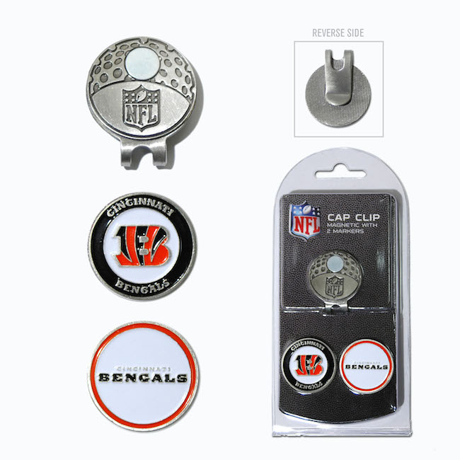 Cincinnati Bengals Hat Clip With 2 Ball Markers