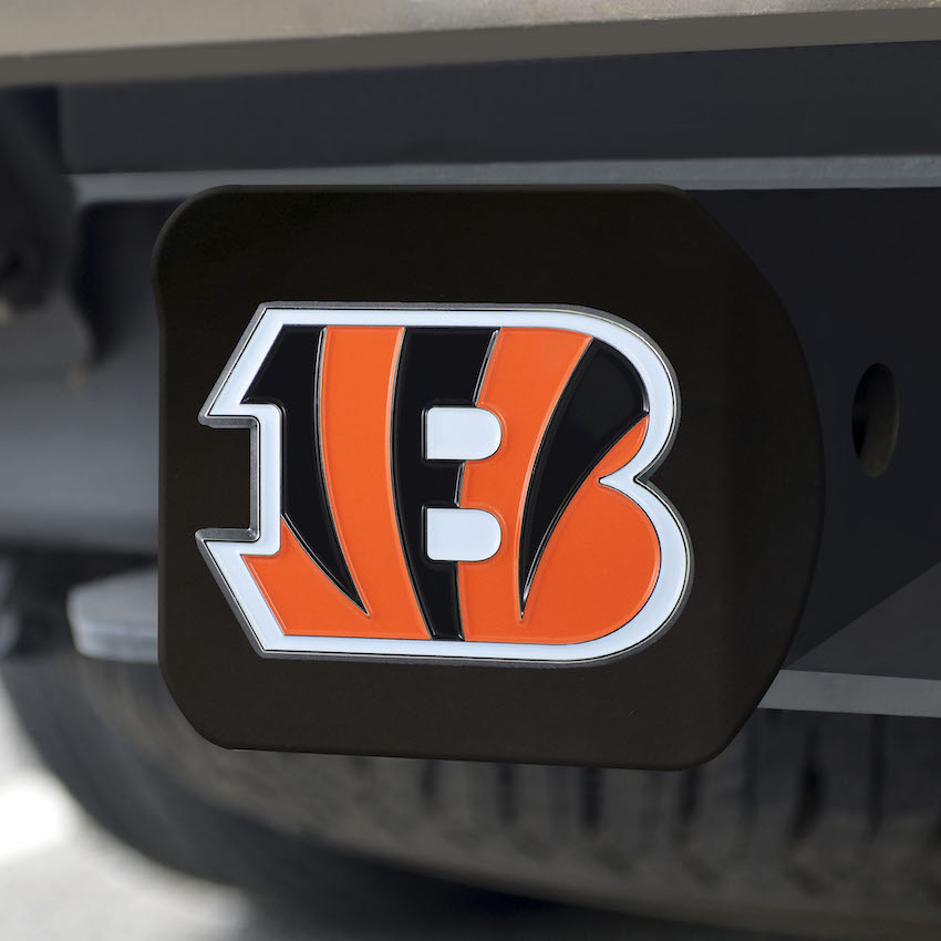 Cincinnati Bengals Black and Color Trailer Hitch Cover