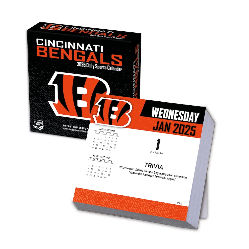 Cincinnati Bengals 2025 NFL Page-A-Day Box Calendar