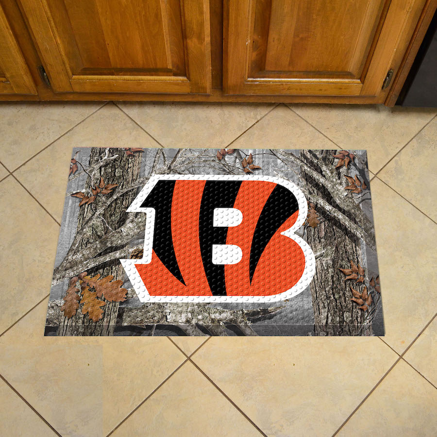 Cincinnati Bengals Camo Scraper Mat