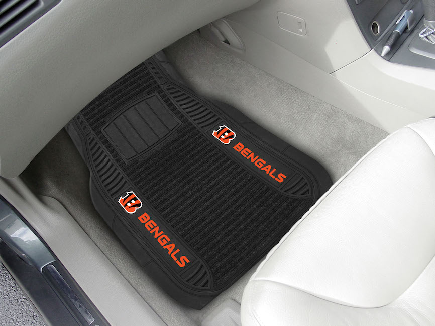 Cincinnati Bengals Deluxe 20 x 27 Car Floor Mats