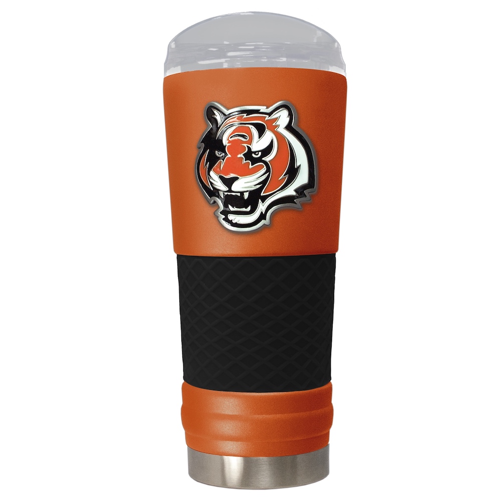 Cincinnati Bengals 24 oz DRAFT SERIES NFL Powder Coated Insulated Travel Tumbler