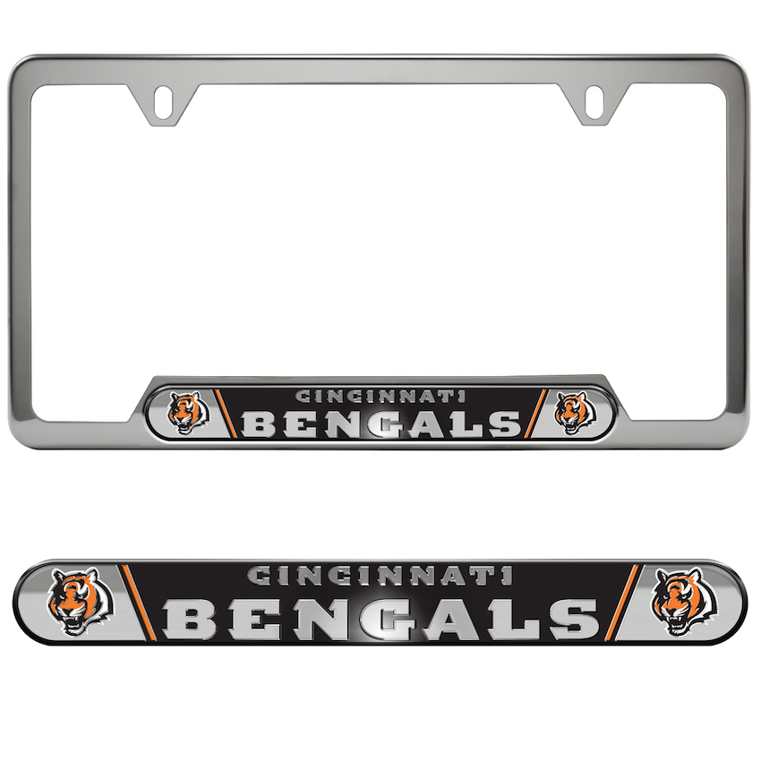 Cincinnati Bengals Embossed License Plate Frame