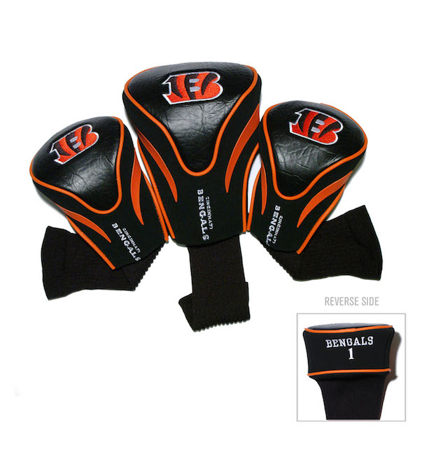 Cincinnati Bengals 3 Pack Contour Headcovers