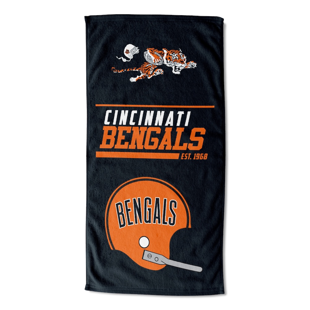 Cincinnati Bengals Legacy Logo 30x60 Beach Towel