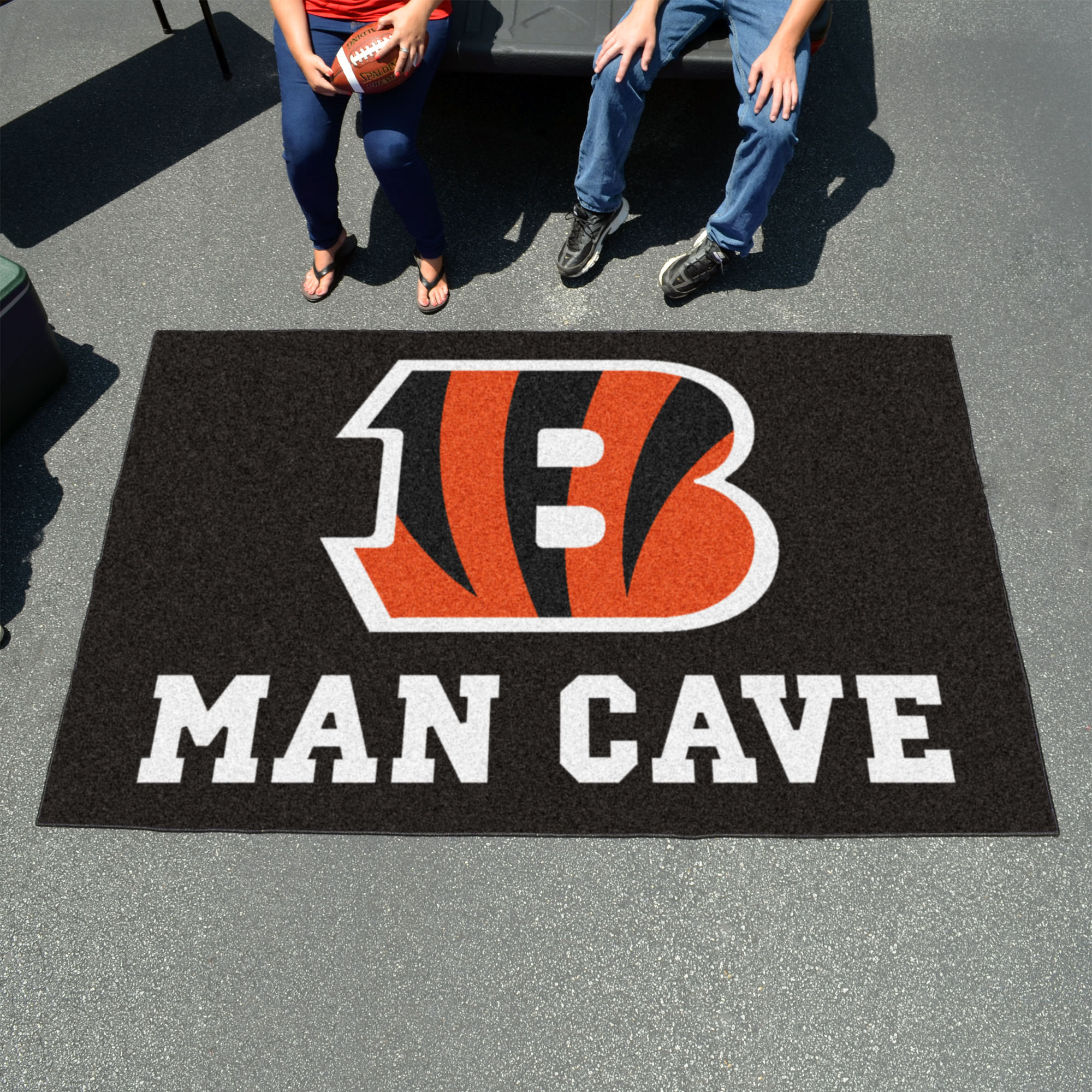 Cincinnati Bengals UTILI-MAT 60 x 96 MAN CAVE Rug