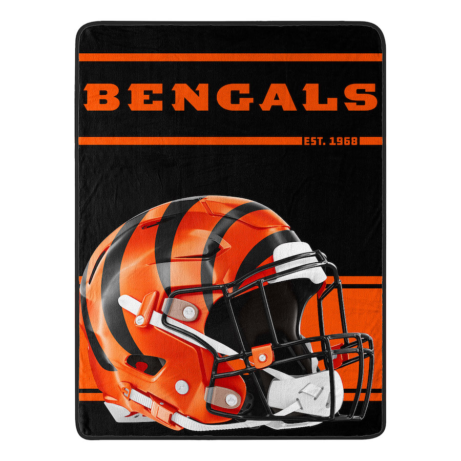 Cincinnati Bengals Micro 50 x 60 Team Blanket