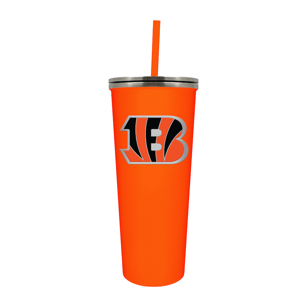 Cincinnati Bengals 24 oz Team Color Skinny Tumbler