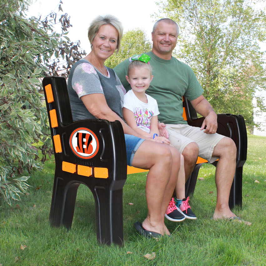 Cincinnati Bengals Park Bench