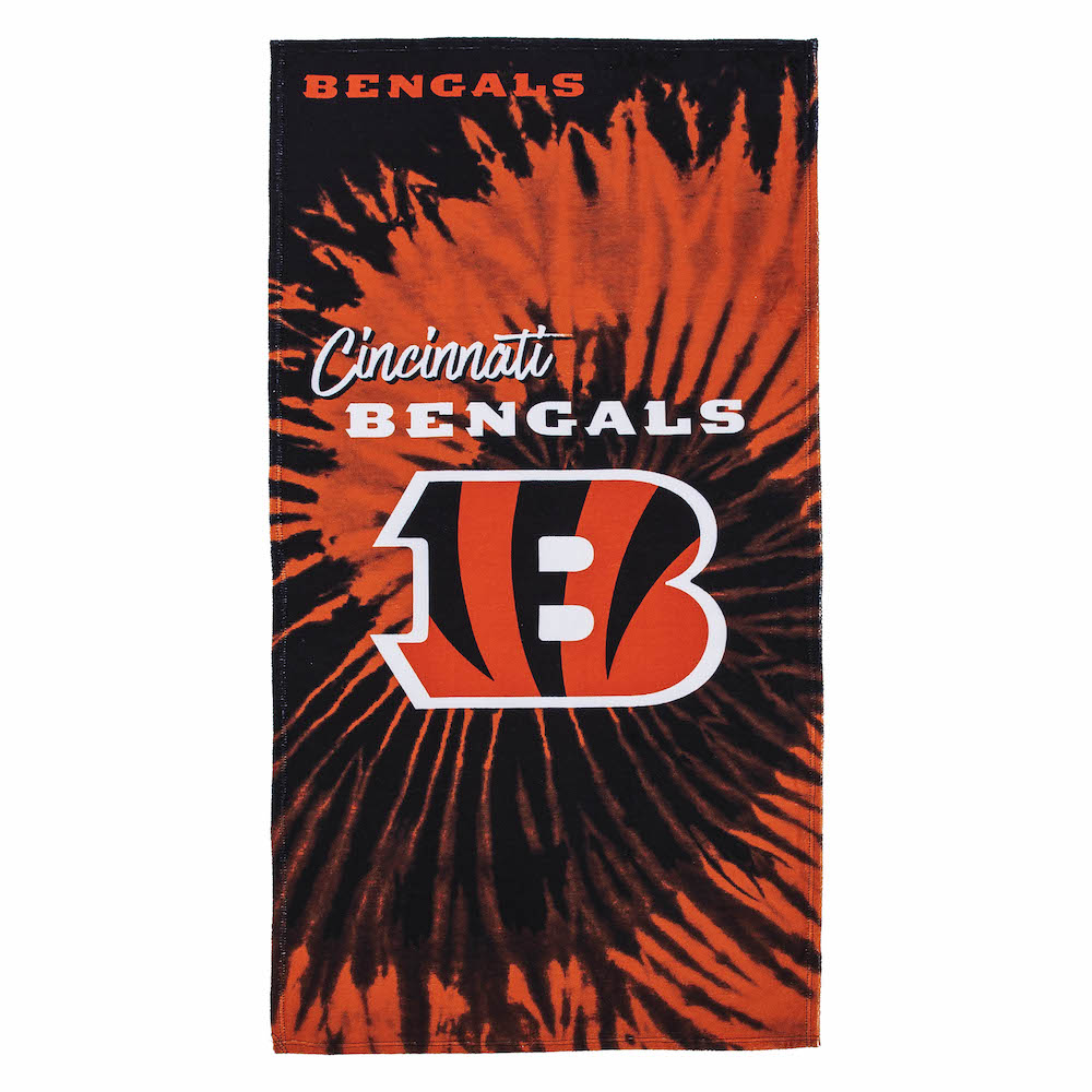 Cincinnati Bengals Pyschedelic 30x60 Beach Towel