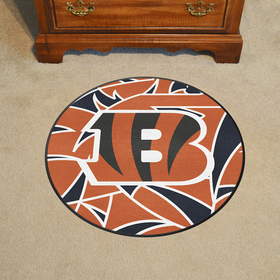 Cincinnati Bengals Football Rug