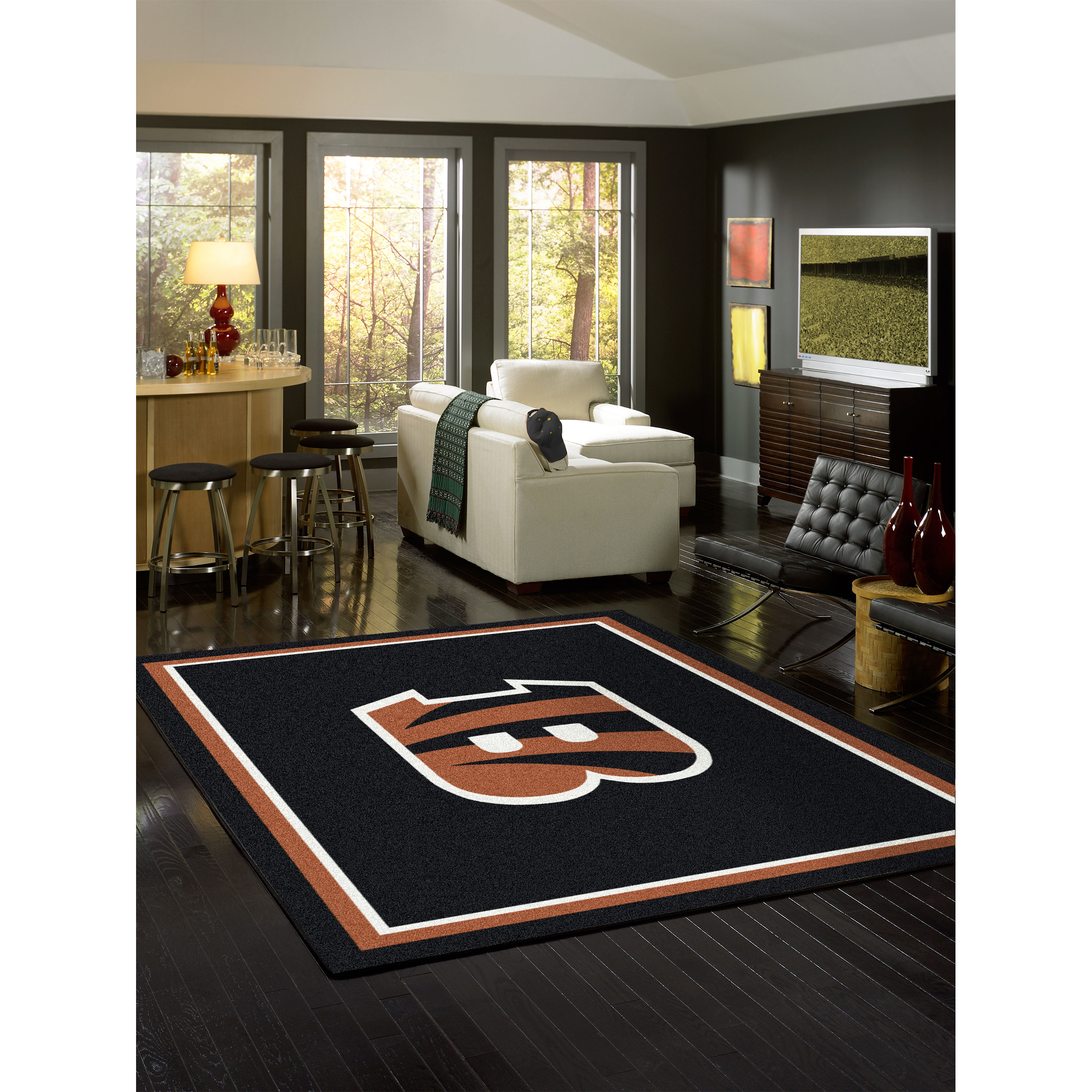 Cincinnati Bengals 4 X 6 SPIRIT Rug