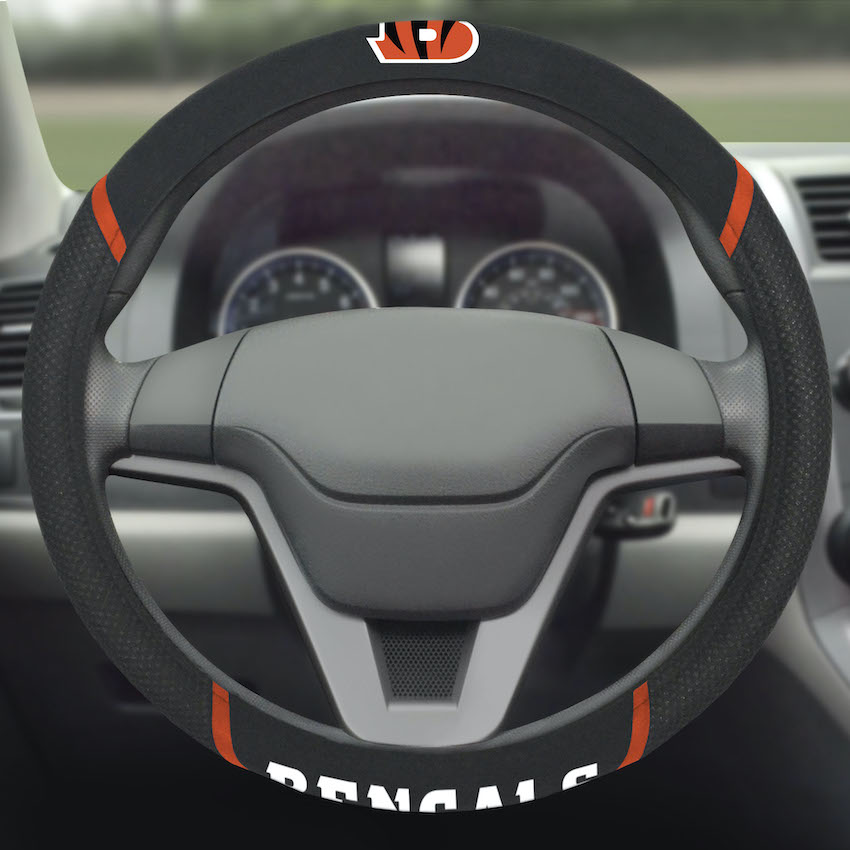 Cincinnati Bengals Steering Wheel Cover