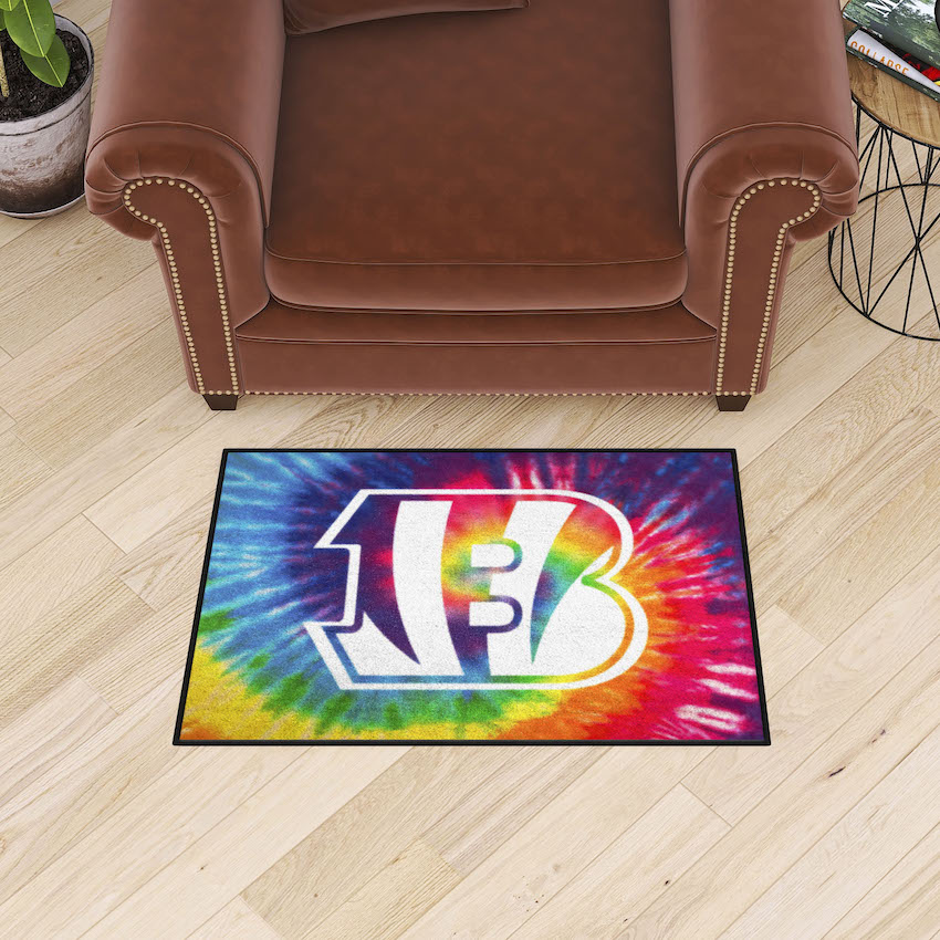 Cincinnati Bengals TIE-DIE 20 x 30 Starter Floor Mat