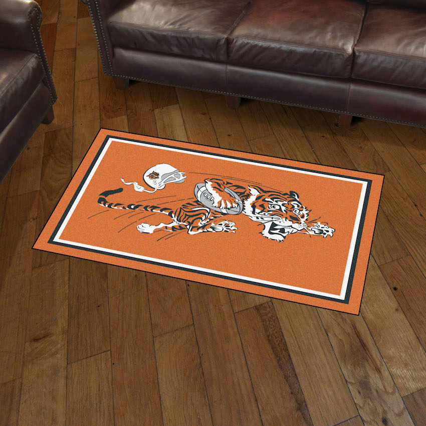 Cincinnati Bengals Vintage 3x5 Area Rug Throwback Logo