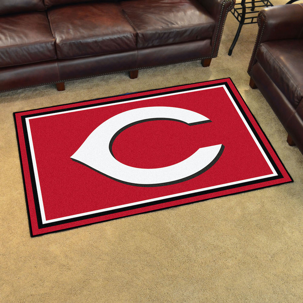 Cincinnati Reds 4x6 Area Rug