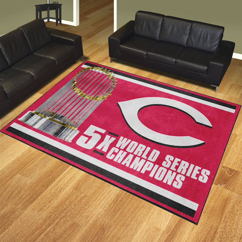 Cincinnati Reds 8 x 10 DYNASTY Area Rug