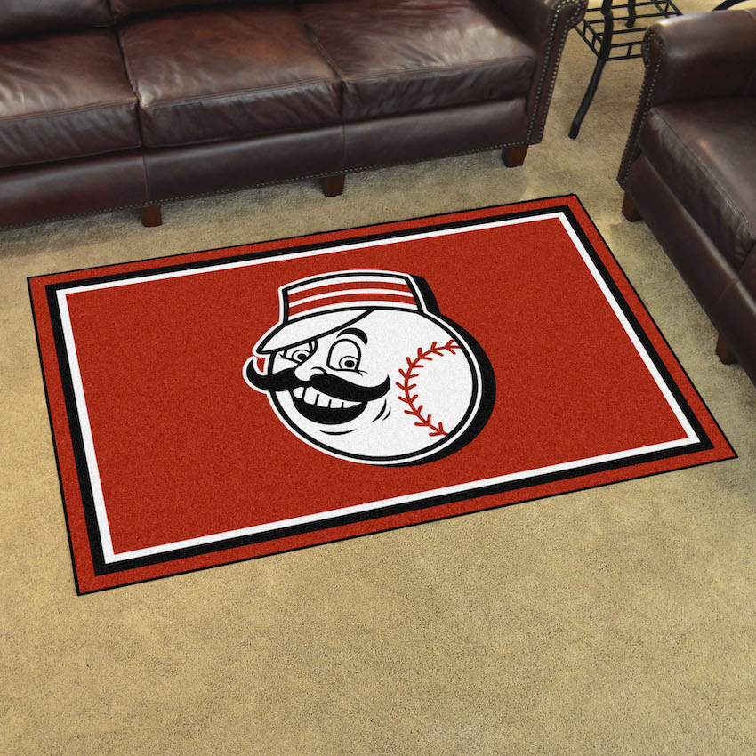 Cincinnati Reds ALT LOGO 4x6 Area Rug