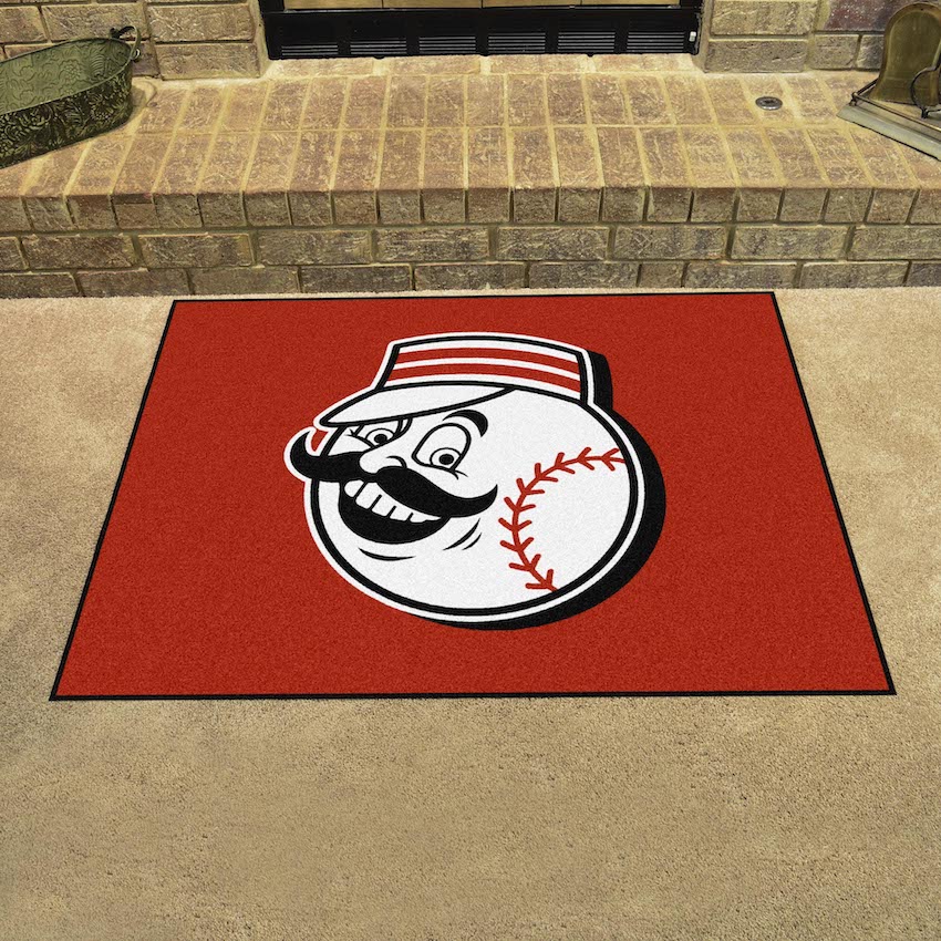 Cincinnati Reds ALT LOGO ALL STAR 34 x 45 Floor Mat