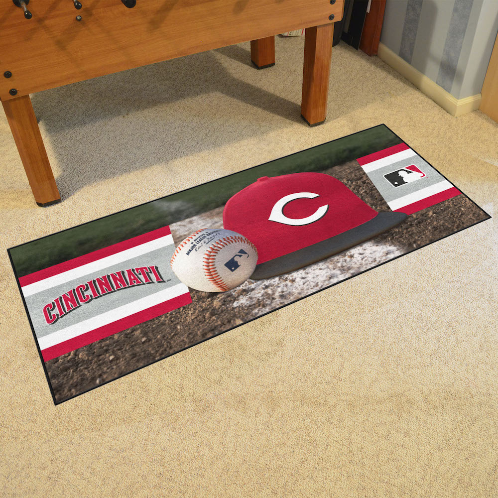 Cincinnati Reds ALT LOGO 30 x 72 Baseball Carpet Runner