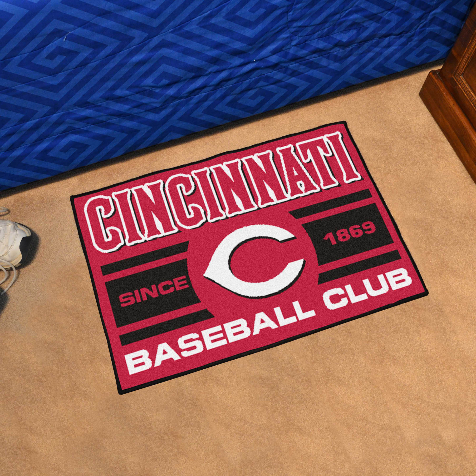 Cincinnati Reds UNIFORM Themed Floor Mat