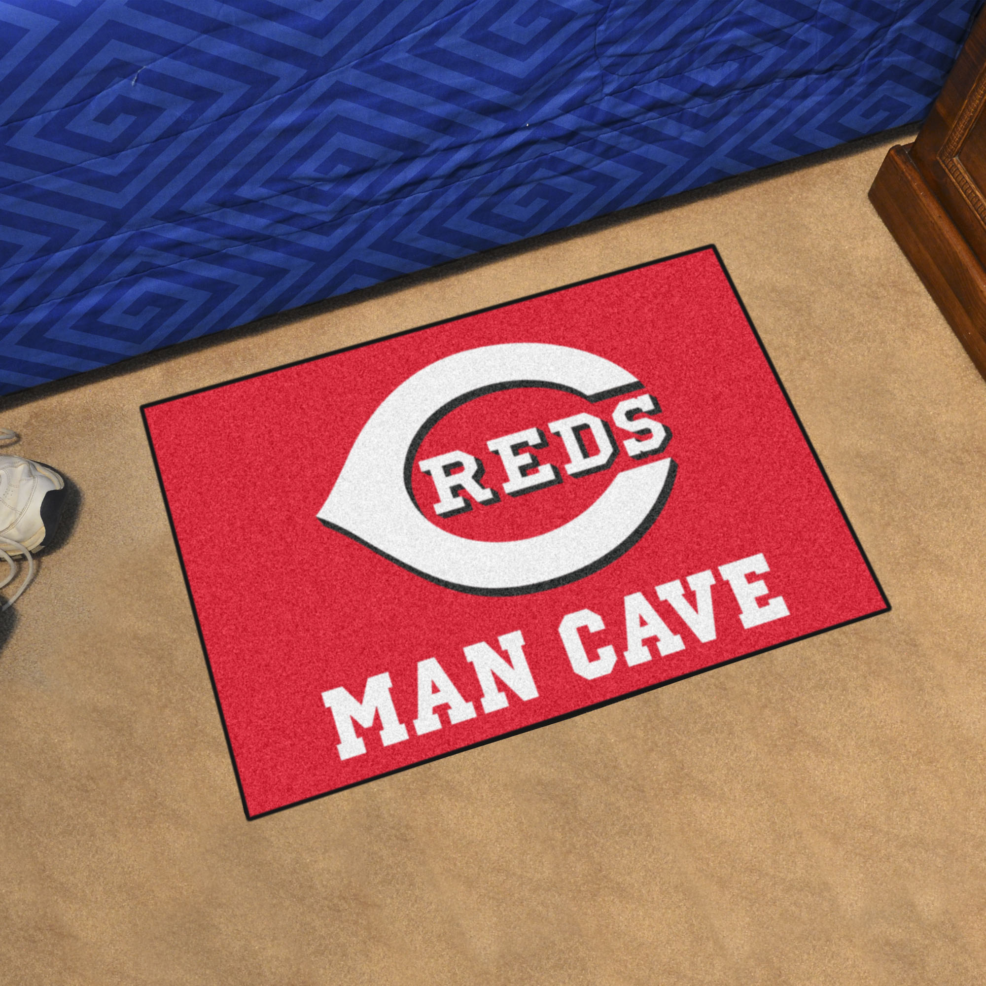 Cincinnati Reds MAN CAVE 20 x 30 STARTER Floor Mat