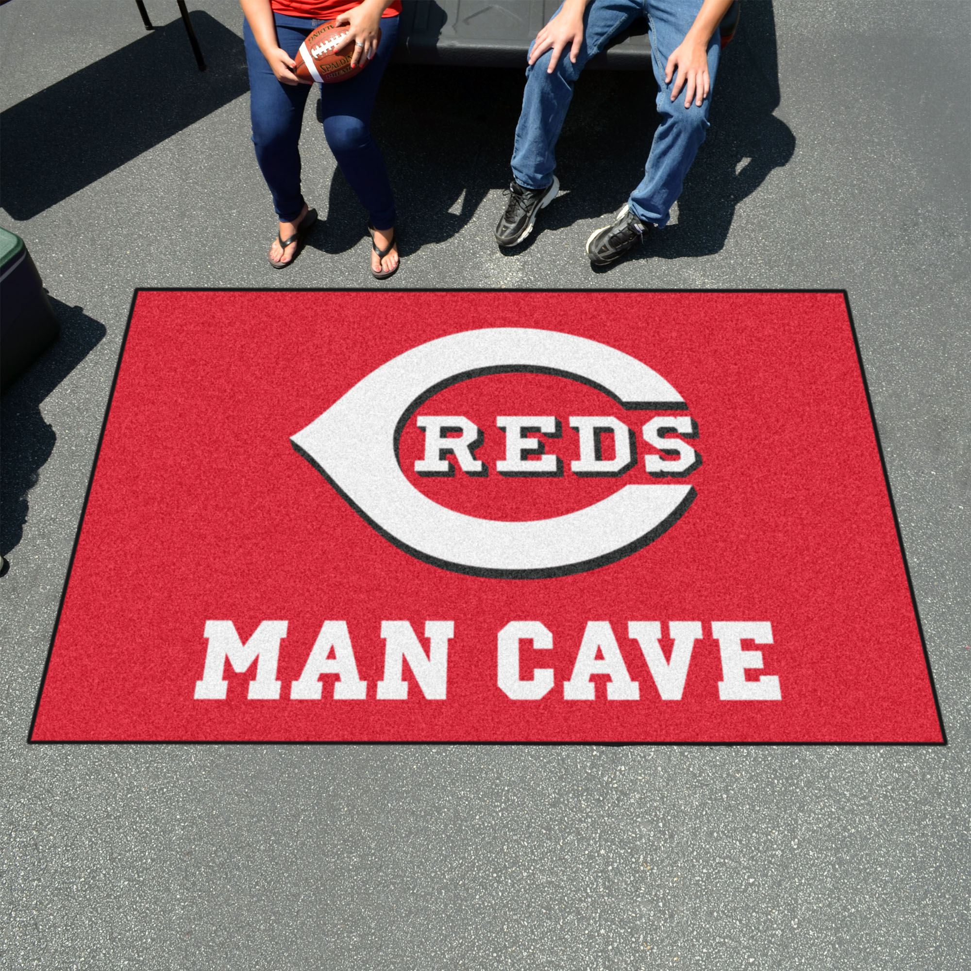 Cincinnati Reds UTILI-MAT 60 x 96 MAN CAVE Rug