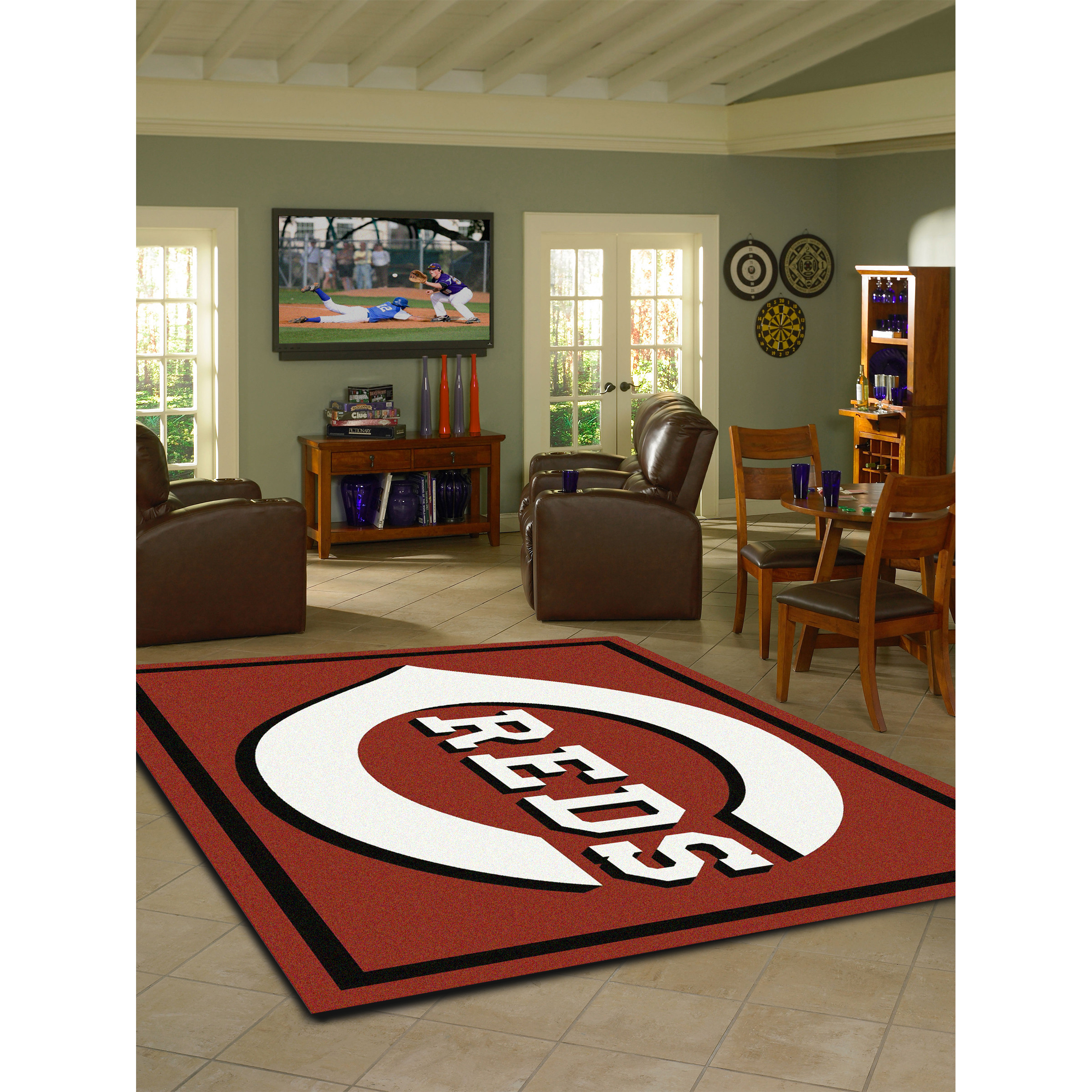 Cincinnati Reds 4 X 6 SPIRIT Rug