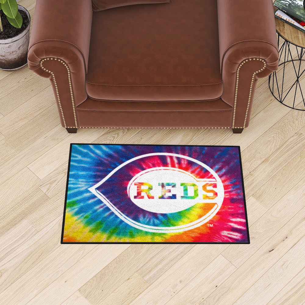 Cincinnati Reds TIE-DIE 20 x 30 Starter Floor Mat