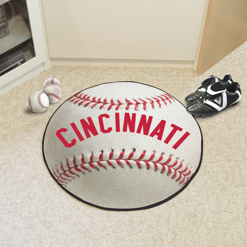 Cincinnati Reds MLBCC Vintage Baseball Mat Throwback Logo