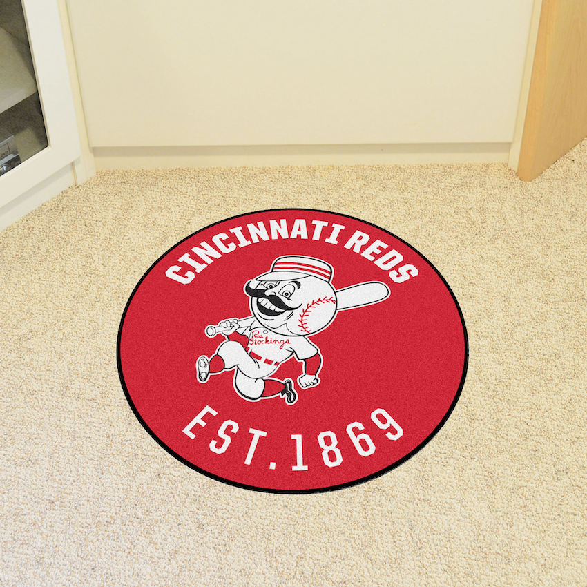 Cincinnati Reds MLBCC Vintage Roundel Mat Throwback Logo