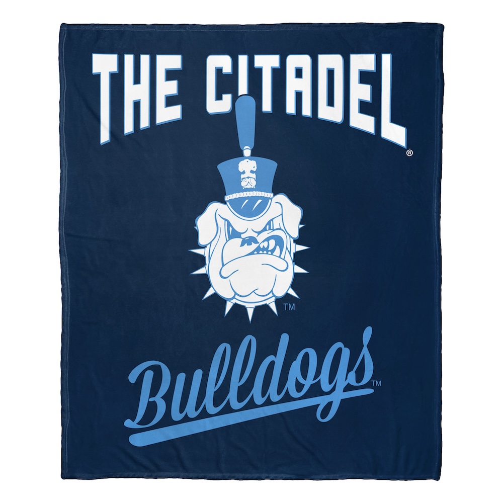Citadel Bulldogs ALUMNI Silk Touch Throw Blanket 50 x 60 inch