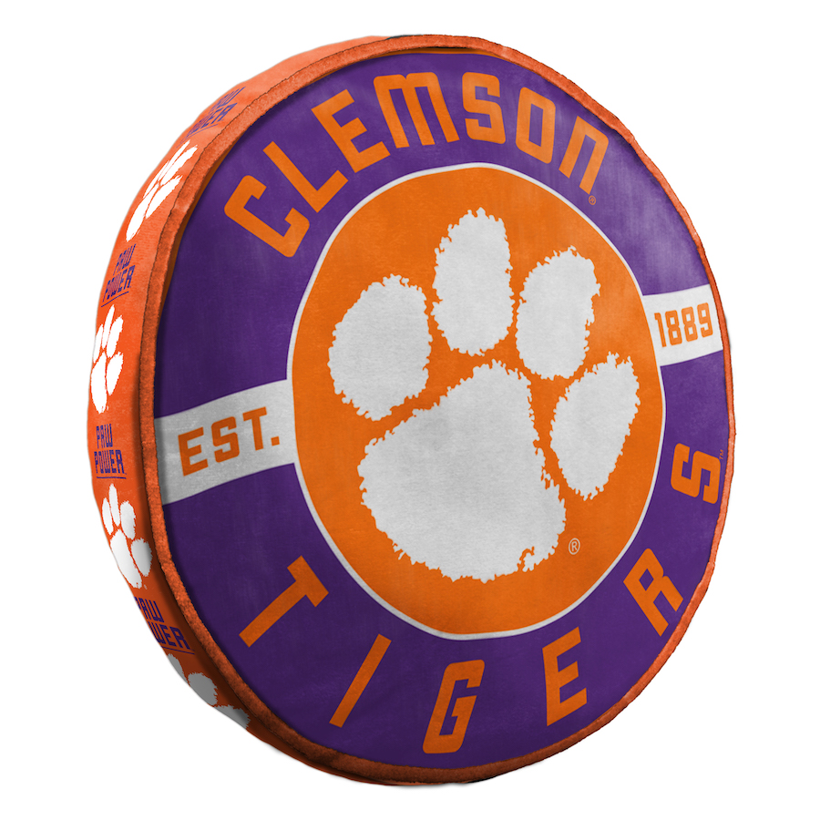 Clemson Tigers Travel Cloud Pillow - 15 inch