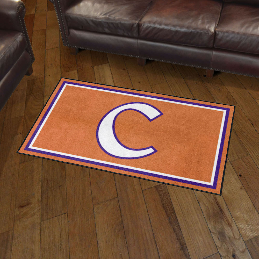 Clemson Tigers 3x5 Area Rug - 2nd Logo