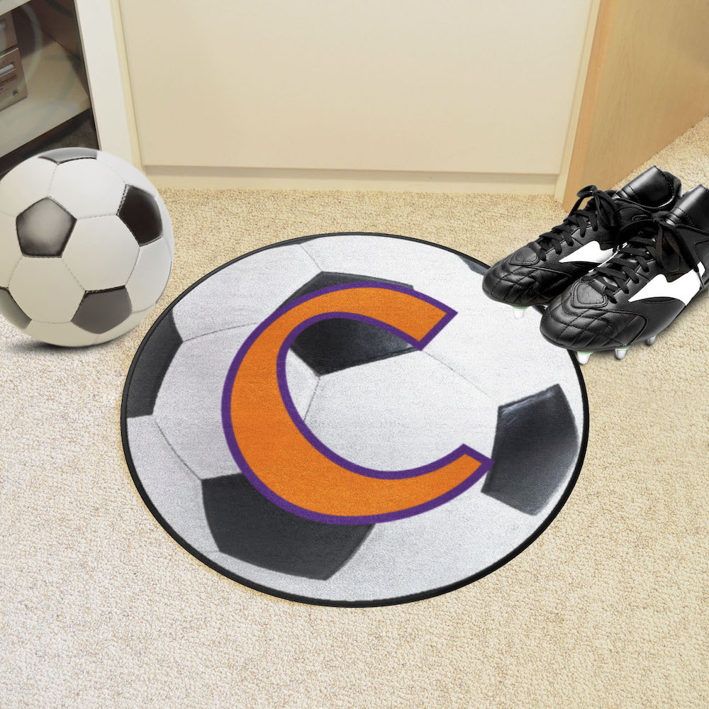 Clemson Tigers SOCCER BALL Mat - 2nd Logo