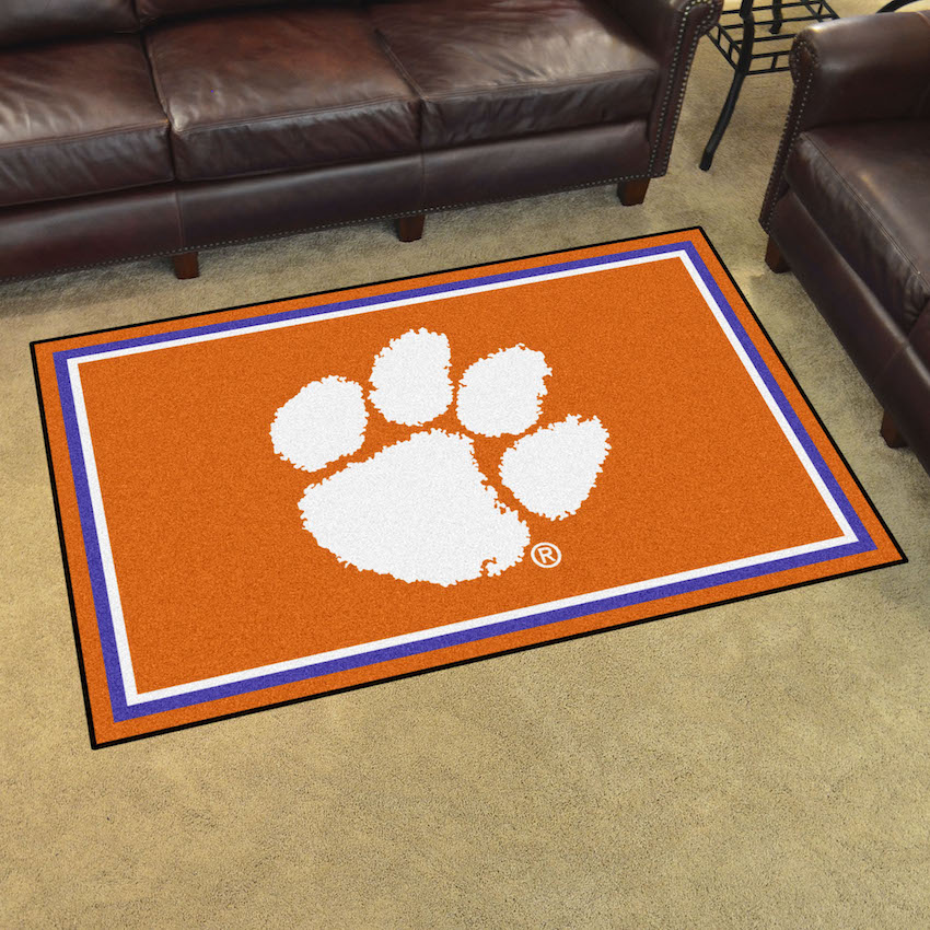 Clemson Tigers 4x6 Area Rug