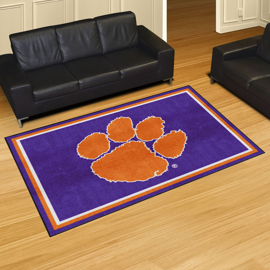 Clemson Tigers ALT LOGO 5x8 Area Rug