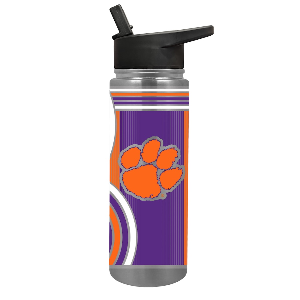 Clemson Tigers COOL VIBES 24 oz Thirst Hydration Water Bottle