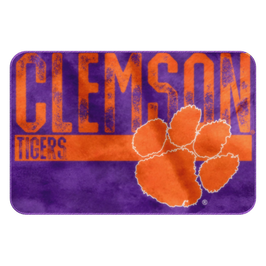 Clemson Tigers Worn Out Foam Floor Mat