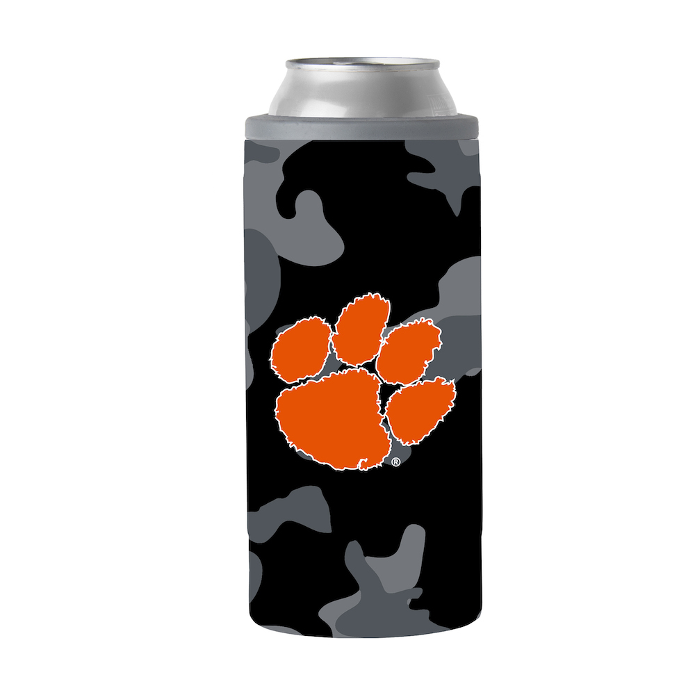 Clemson Tigers Camo Swagger 12 oz. Slim Can Coolie