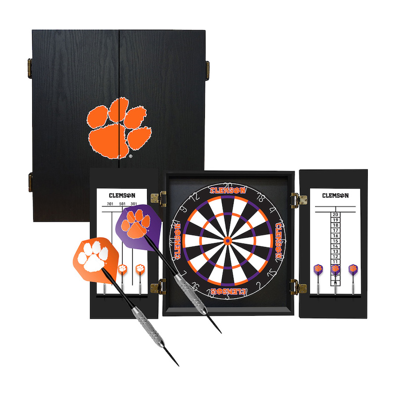 Clemson Tigers Dart Cabinet