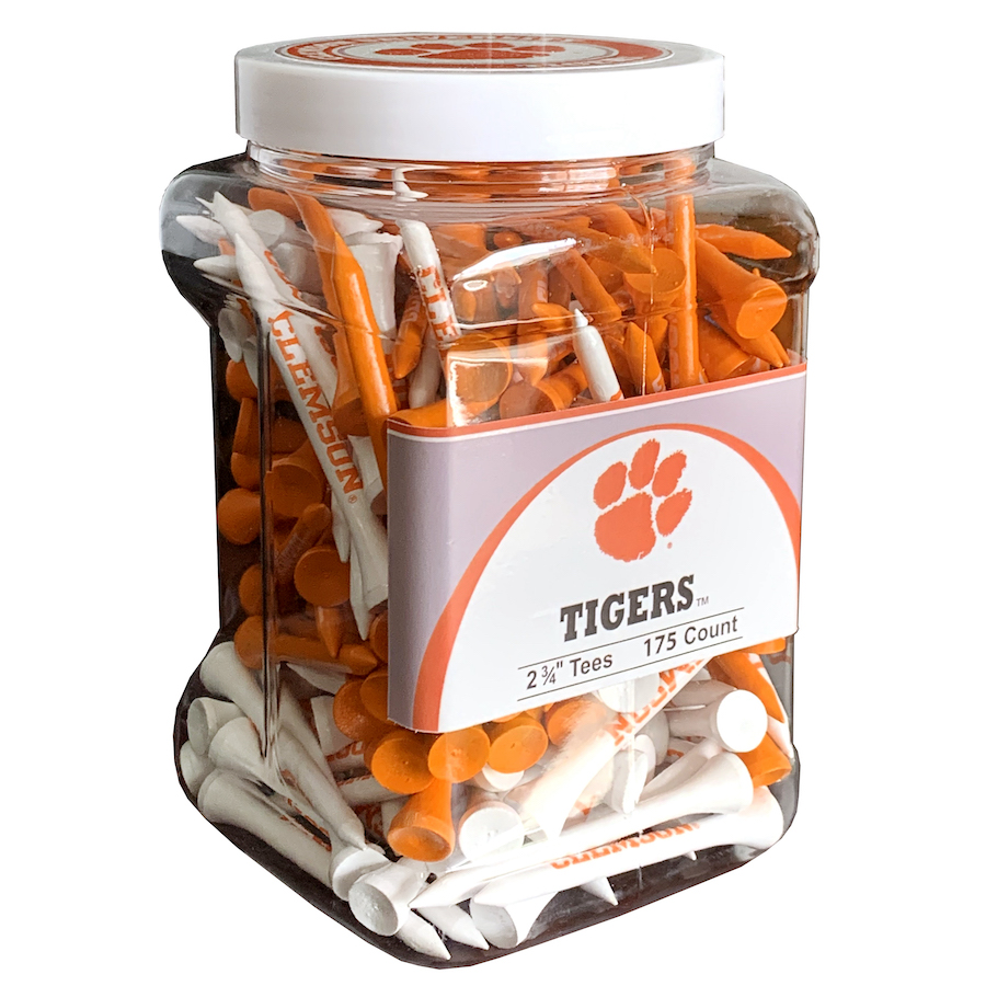 Clemson Tigers 175 imprinted Tee Jar