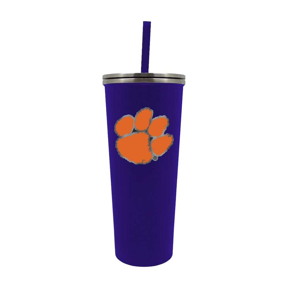 Clemson Tigers 24 oz Team Color Skinny Tumbler