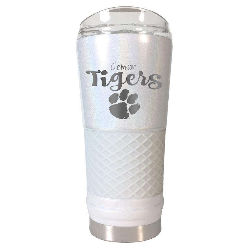 Clemson Tigers 24 oz OPAL Draft Travel Tumbler