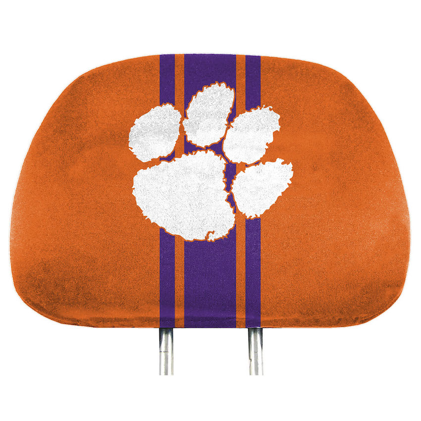 Clemson Tigers Printed Head Rest Covers