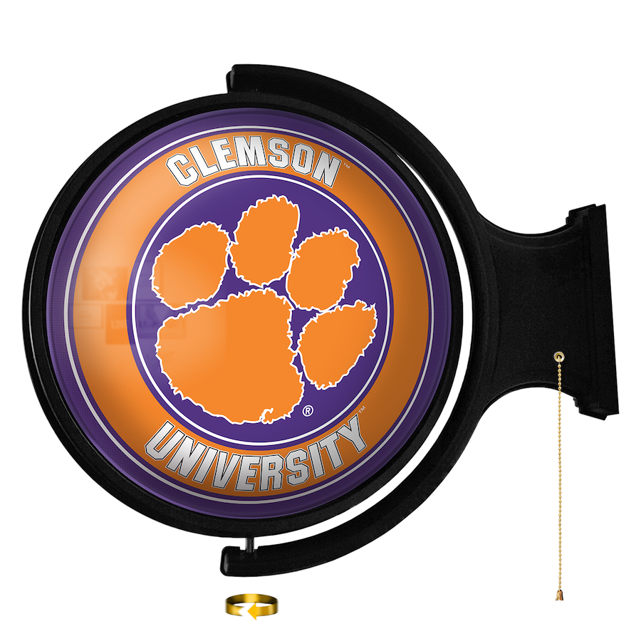 Clemson Tigers LED Rotating Wall Sign