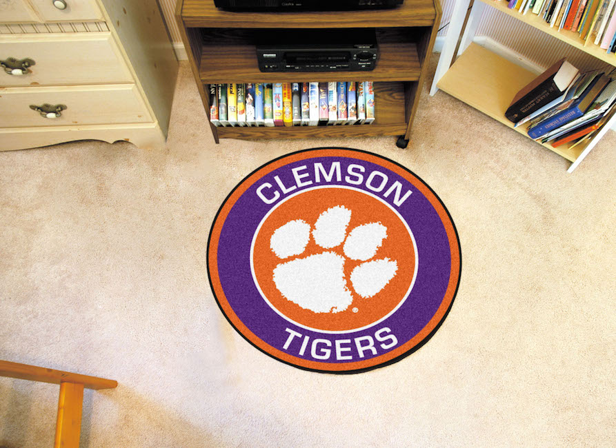 Clemson Tigers Roundel Mat