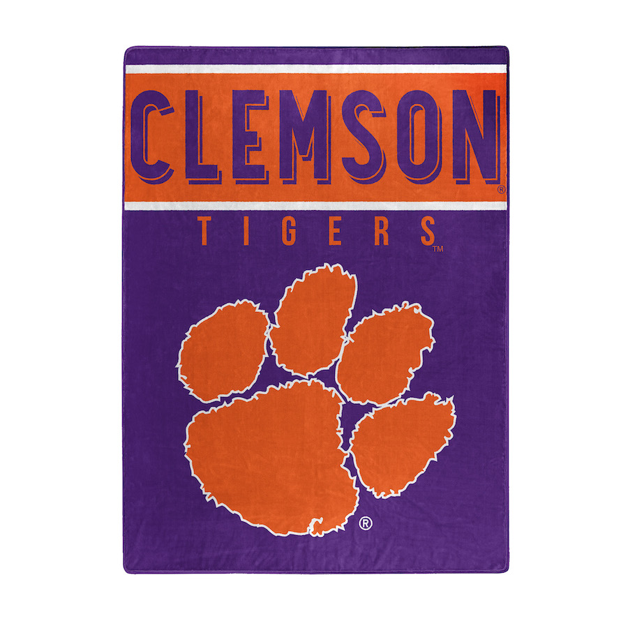 Clemson Tigers Silk Touch Throw Blanket 60 x 80