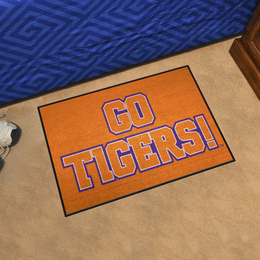 Clemson Tigers SLOGAN 20 x 30 Starter Floor Mat