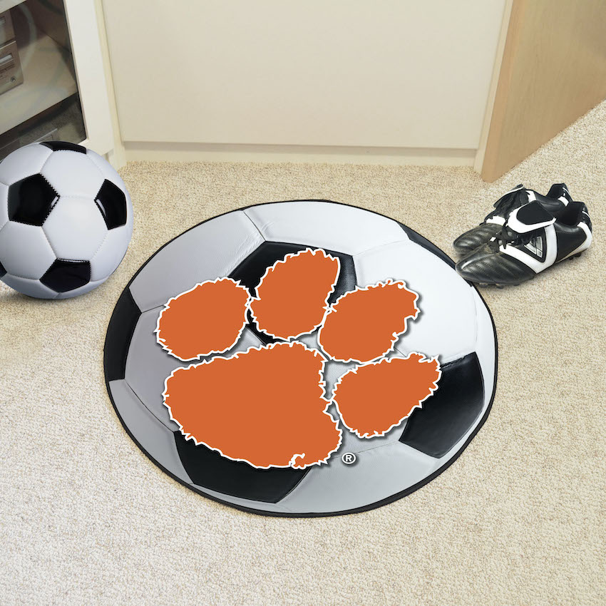 Clemson Tigers SOCCER BALL Mat